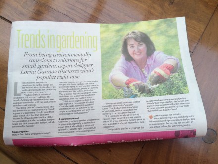 Garden trends in the "Independent".
