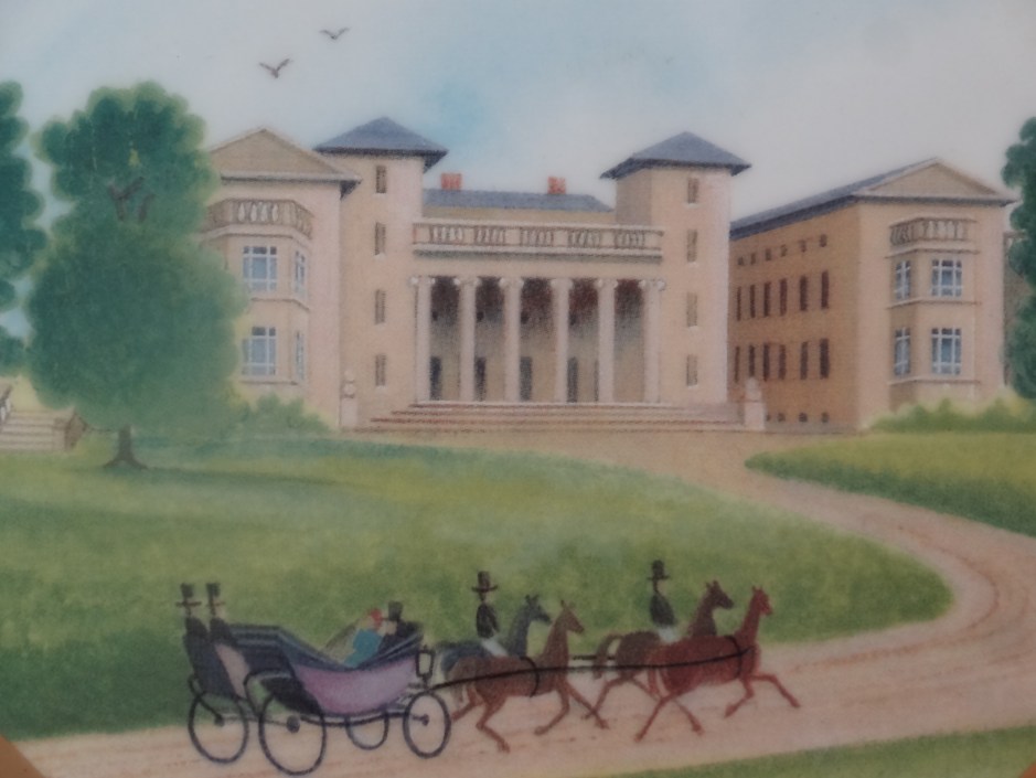 Arriving at Witley Court in Regency times