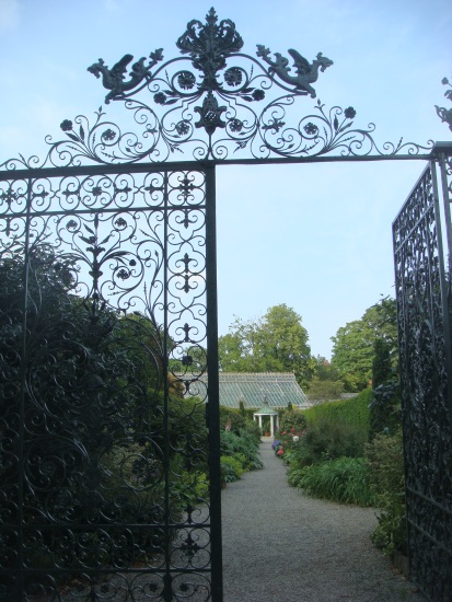 The entrance to Farmleigh's walled garden