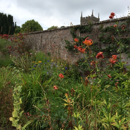 The lovely walled garden at Beaulieu