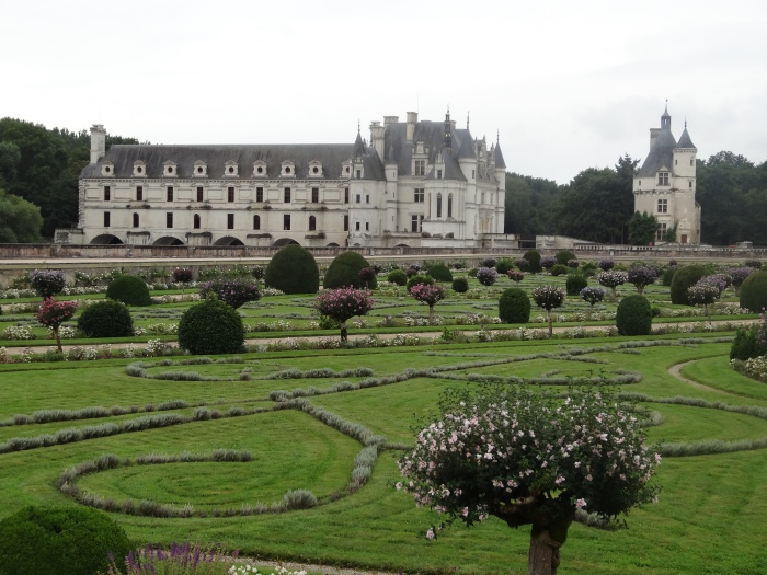 Chateau de Chenonceau seen from the Renaissance garden.