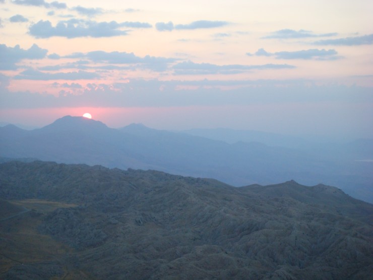 Sunrise on the Taurus mountains